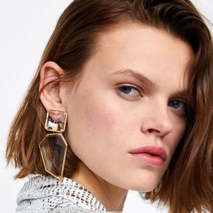 ZARA New Crystal Earrings... LAST ONE!!!